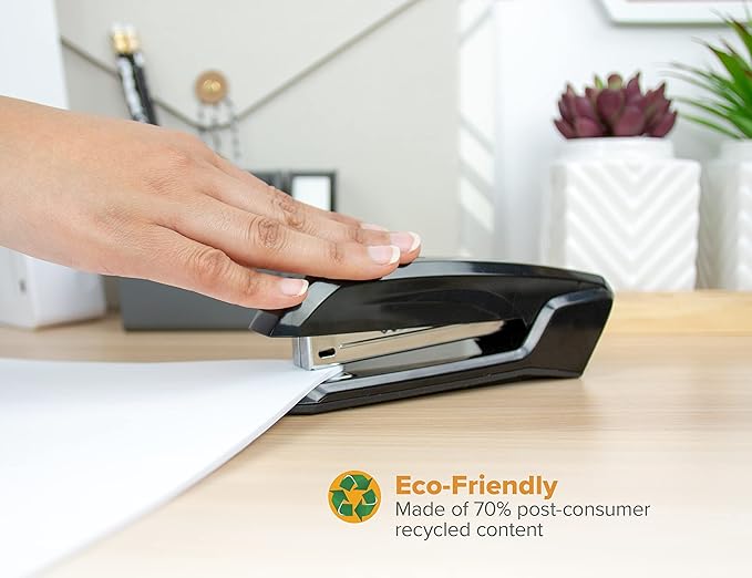 Bostitch Office Ascend 3 in 1 Stapler Value Pack, 20 Sheet Capacity, Includes 5000 Staples, Integrated Remover & and Extra Staple Remover, Staple Storage Compartment, Assorted Colors (Colors May Vary)