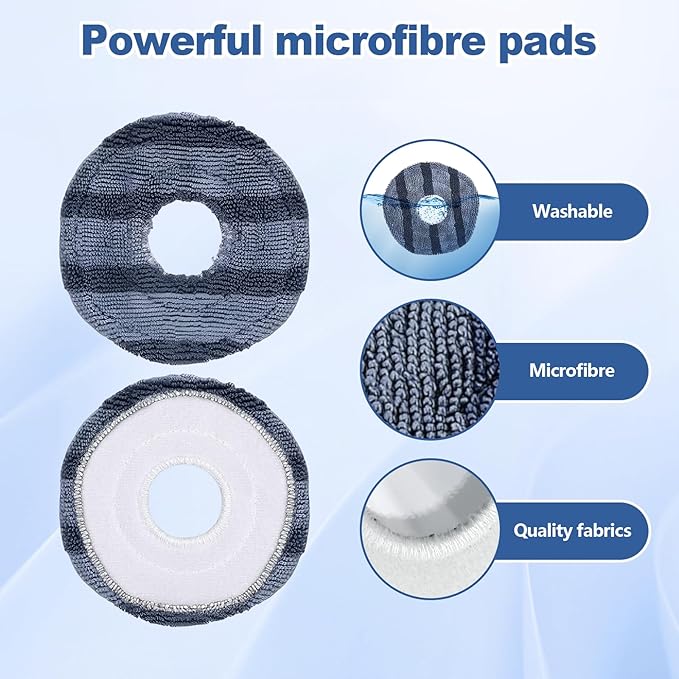 22 Pack C20 Omni Replacement Parts Accessories for Eufy C20 Omni Robot Vacuums kit, 1 Roller Brush, 4 HEPA Filters, 4 Mop Pads, 6 Side Brushes, 6 Dust Bags 1 Clean Tool