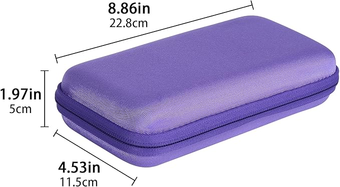 co2CREA Carrying Case for Texas Instruments TI-84 Plus CE Python Enhanced/TI-84/TI-Nspire CX II CAS/TI-Nspire CX II/TI-83 Plus/TI-89 Titanium/TI-85/TI-86 Color Graphing Calculator, Iris Purple Case