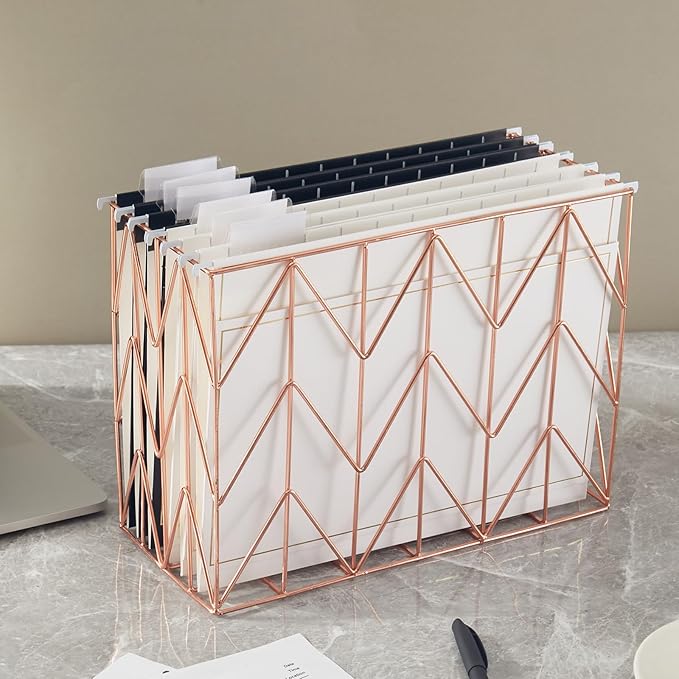 6 Pack Morandi Color Hanging File Folders with Pocket Letter Size Decorative File Folder Cute Pretty Hanging Folder for Office Home School with 1/5-Cut Adjustable Tabs, Outer Storage Pockets…