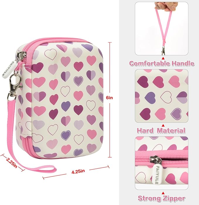 Labels Printer Case Compatible with COLORWING D30 Bluetooth Wireless Portable Labeling Printer Also for Phomemo D30 D35 for Memoking Mini Thermal Printing Sticker Storage Holder