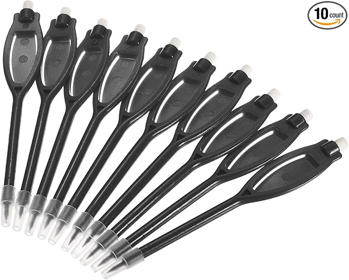 Golf Scoring Pencils with Eraser - Golf Marker Pens, Oval Handle with Clip, Apply to Golf Events