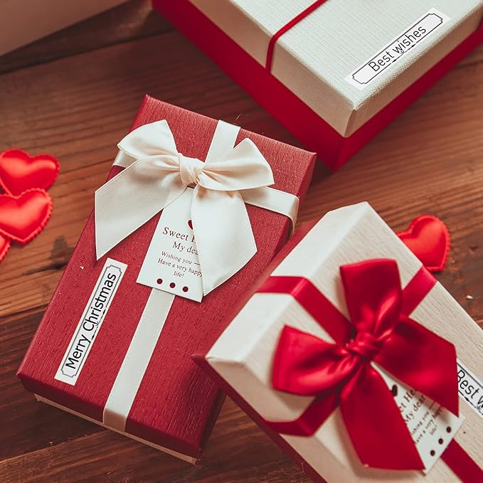 6-Pack Replace for Dymo Label Maker Refills D1 45013 a45013 S0720530, Black on White 1/2 Inch x 23Ft Used for Dymo LabelManager 160 420P 210D 280 360D PnP Label Maker, 12mm x 7m