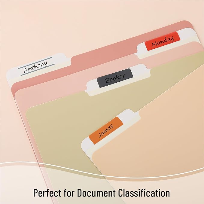 Mr. Pen- Sticky Index Tabs, 500 Pcs, 21 Sets, Colorful Sticky Tabs for Notebooks, Page Markers, Page Tabs for Binders, Page Tabs Sticky Tabs for Books, Notebook Tabs, Book Sticky Tabs for Notebooks