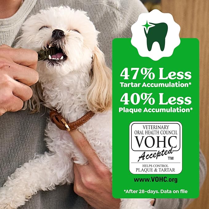 Greenies Veterinarian-Recommended Adult Natural Dental Dog Treats Petite Size, Original Flavor, (4) 30 ct Packs (120 Treats)