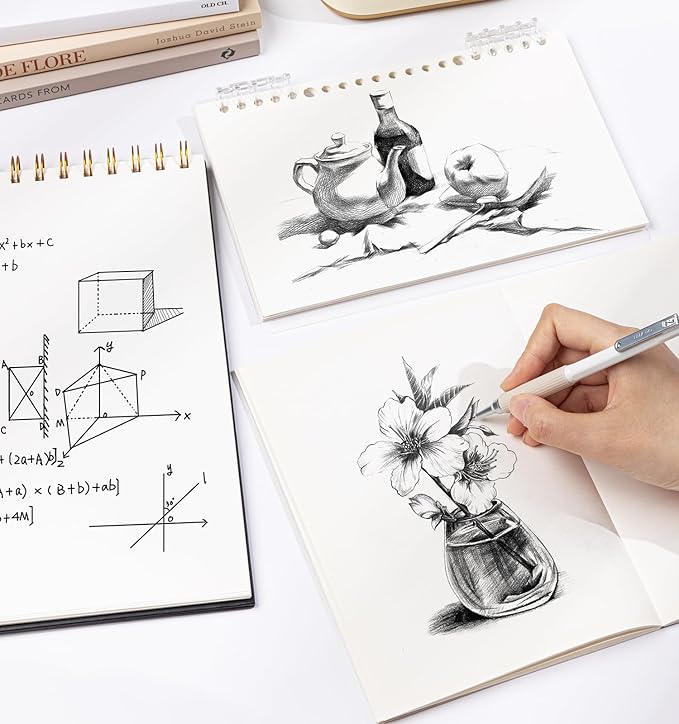 Mechanical Pencil Set with Case, 4PCS 0.7mm Art Mechanical Pencils + 40PCS HB Lead Refills + 40PCS 2B Lead Refills + 3PCS Erasers+ 1PCS Case, Drawing Mechanical Pencils for Writing, Sketching