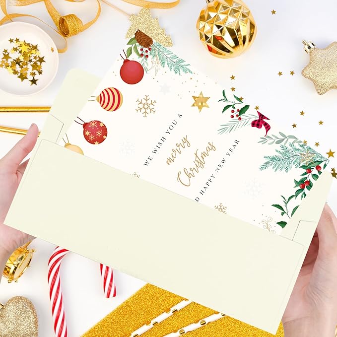 50 Pack Ivory #10 Business Envelopes, Standard Envelopes Self Seal, 4 1/8 x 9 1/2 Inch Letter Size Business Mailing Envelopes for Checks Invoices Statements Baby Shower Wedding Birthday