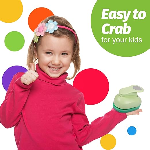 UCEC Hole Punch, Paper Punch, 1.5 Inch Circle Punch, Hole Puncher Shapes, Large Paper Punches for Crafting Scrapbooking Craft Handmade Cards Arts Fun Projects