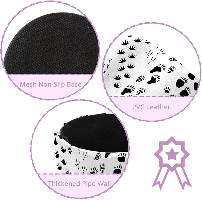 Animal Paw Black and White Pen Holder Pencil Cup Holder for Desk Office Pen Organizer