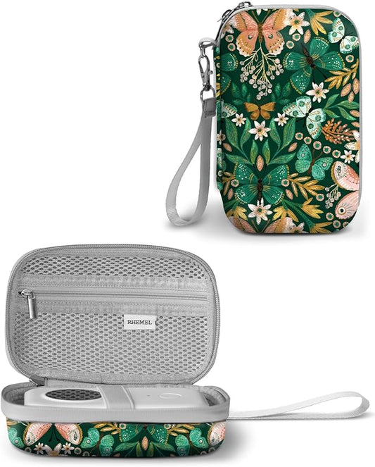 Label Maker Case, EVA Travel Case with Designed Pattern, Compatible with D30, P21, E10, D110 Label Makers (Box Only), Butterflies