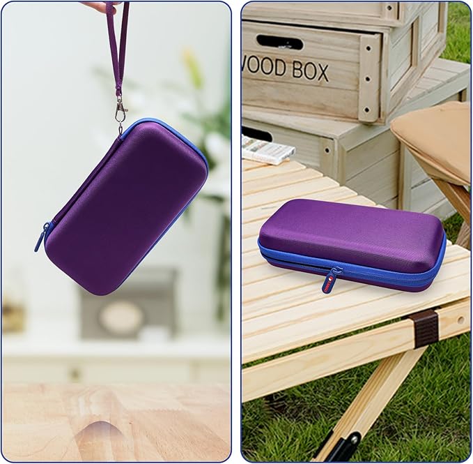 Calculator Case Compatible with Texas Instruments TI-84 Plus CE/TI-84 Plus/TI-Nspire CX II CAS/TI-Nspire CX II/TI-83 Plus/TI-89 Titanium/TI-85 / TI-93 Color Graphing Calculator by XANAD (Purple)