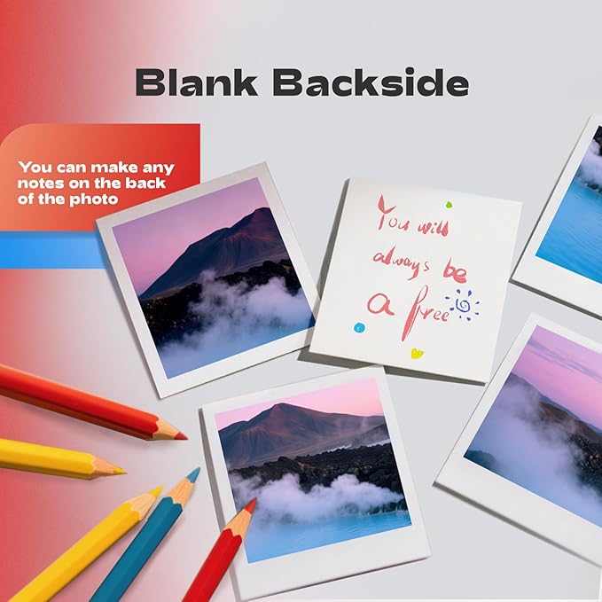 Glossy Photo Paper 8.5x11 Inches, 110 Sheets Thin Inkjet Paper,135gsm 37lb Premium Photo Paper for Inkjet Printer with Dye Ink for Brochures Flyers Custom Chip Bag Party Favors