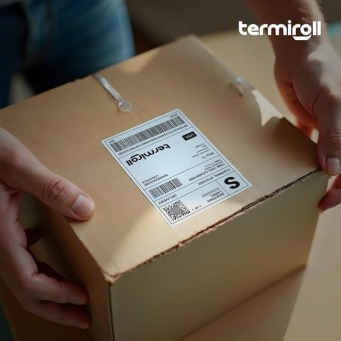 4x6 Direct Thermal Labels - Non-Perforated - 350 Labels/Roll - Compatible with Most Direct Thermal Printers Rollo, Zebra - Strong Adhesive, BPA-Free, Commercial Grade (4"x6", 350, Count)