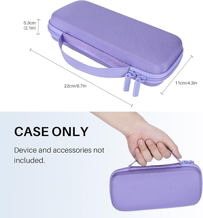 Hard Case Replacement for Texas Instruments TI-84 Plus CE/TI-84 Plus/TI-Nspire CX II CAS/TI-Nspire CX II/TI-83 Plus/TI-89 Titanium/TI-85 / TI-86 Color Graphing Calculator (Purple Case)