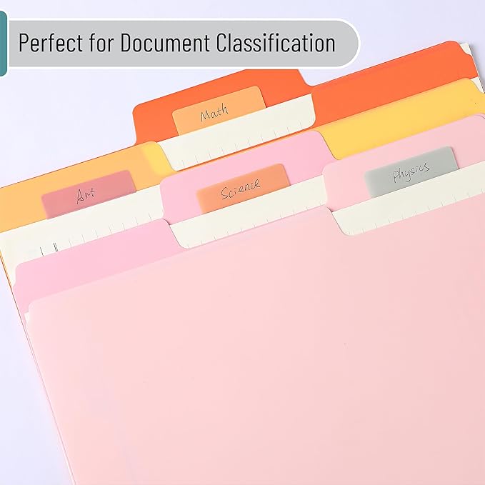 Mr. Pen- Sticky Index Tabs, 500 Pcs, 21 Sets, Colorful Sticky Tabs for Notebooks, Page Markers, Page Tabs for Binders, Page Tabs Sticky Tabs for Books, Notebook Tabs, Book Sticky Tabs for Notebooks