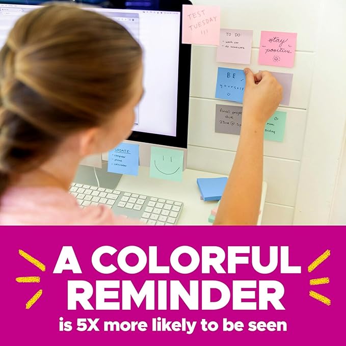 BIC Break Resistant Mechanical Pencils with Erasers, No. 2 Medium Point, 12-Count Pack and Post-it 100% Recycled Paper Super Sticky Notes, Lined, 4 in. x 6 in., 4 Pads, 45 Sheets per Pad