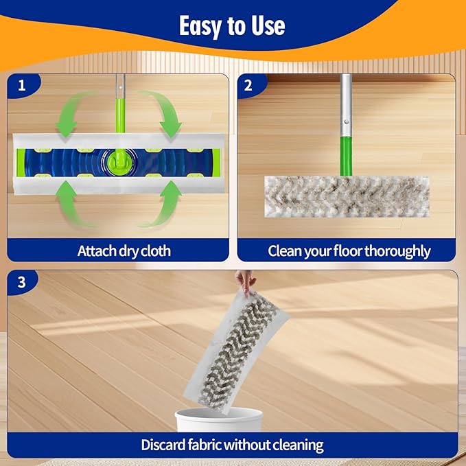 FURCIELOS 40 Count XL Pet Dry Sweeping Cloth Refills for Swiffer Sweeper XL Mop, Unscented Heavy Duty Dry Pads Refills for Multi-Surface Floor Cleaning