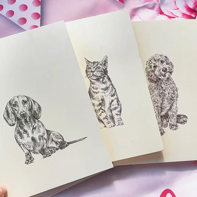 3 Pack Hardcover Spiral Notebook Spiral Journals for Women 160 Pages, 6.3 x 8.3 Inches,100gsm Paper,Cute College Ruled Notebook, Back Pocket, Office Supplies (CS-Multi)