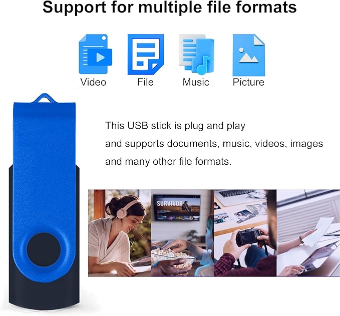 2GB USB Flash Drives 20 Pack 2 GB Thumb Drive TATMOHIK 2.0 USB Drives Bulk 2GB Swivel Design Flash Drive Pack with LED Indicator 2 Gig Jump Drive Pack, USB Stick, Memory Stick, Pen Drive, Mixed Color