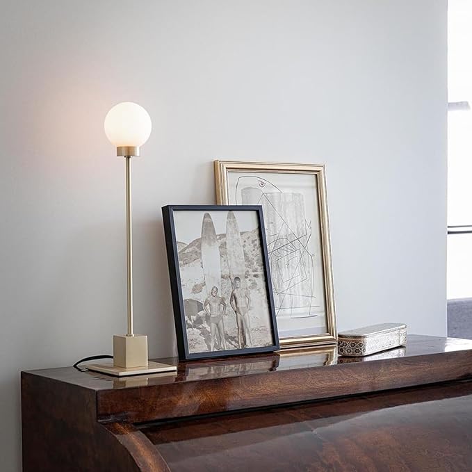 Touch Lamps for Bedroom, Small Brass Table Lights, 3-Way Control Dimmable Bedside Nightstand Desk Lighting, Decorative for Bedroom, Plug and Play, G9 Bulb Included and Installed(Brass, Set of 2)