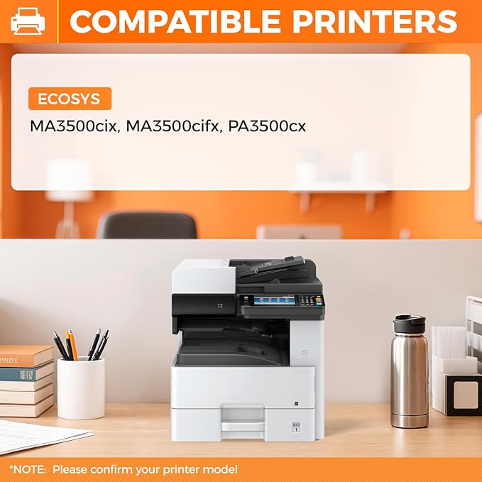 TK-5372 TK5372 Toner Cartridges 4-Pack High Yield Replacement for Kyocera TK-5372K TK-5372C TK-5372M TK-5372Y Compatible with Kyocera ECOSYS PA3500cx MA3500cix MA3500cifx Laser Printers Copy Ink CMKY