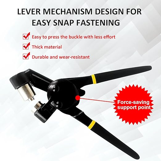 Grommet Tool Kit,Heavy Duty 3/8 Inch Handheld Eyelet Kit Manual Grommet Press Machine Plier Rivet Press with 500pcs Grommets Hole Punching Tool Eyelet Tool Kit for Fabric,Banner,Canvas Leather DIY