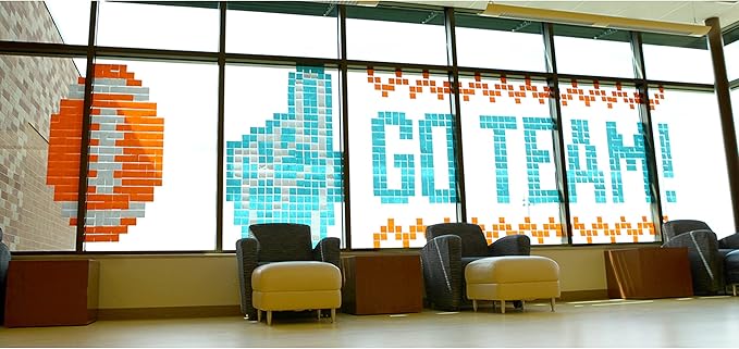 Post-it Super Sticky Notes, 5 Sticky Note Pads, 3 x 3 in., School Supplies, Office Products, Sticky Notes for Vertical Surfaces, Monitors, Walls and Windows, Washed Denim