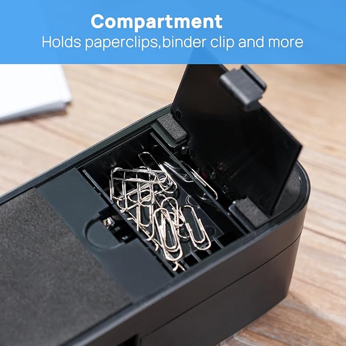 Electric Stapler for Desk Value Pack, 45 Sheet Capacity, Includes 1500 Staples & Staple Remover, No-Jam, Faster Stapling, AC Adapter Powered, Black