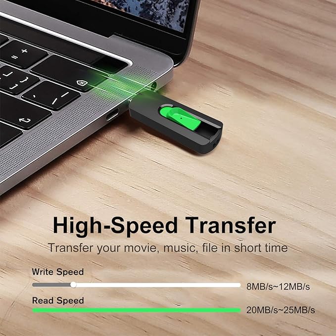 Aiibe 64 GB Flash Drive USB Flash Drive 64GB Thumb Drive USB 2.0 Memory Stick Zip Drive Backup Jump Drive Single 64GB 64G USB Drive for PC Laptop