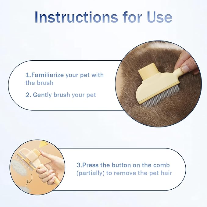 JHHJMEOW 2Pcs Pet Hair Removal Glove with Pet Comb, Cat & Dog Reusable Electrostatic Pet Hair Remover Grooming Gloves for Couch,Furniture,Carpet,Car Seat