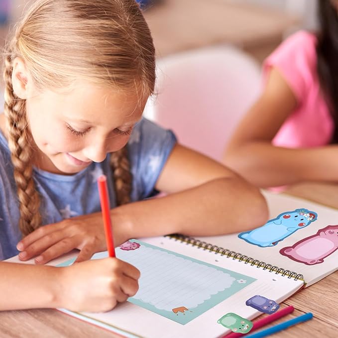 Dinosaur Sticky Notes Set, 360 Sheets Cute Cartoon Animal Dinosaur Self-Stick Notes Pads Dinosaur Themed Memo Pads Dinosaur Shaped Page Markers Index Tabs for Students Office School Supplies