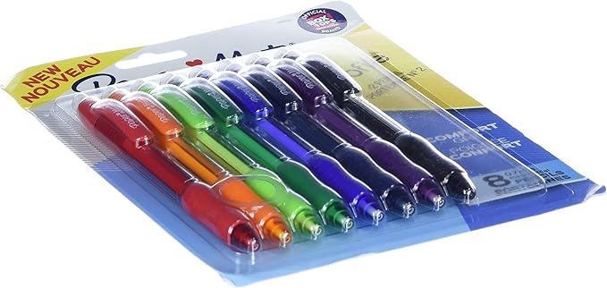 Paper Mate Profile Mech Mechanical Pencil 0.7mm #2 Pencil Lead Great for Office Supplies Classroom Supplies Drawing Pencils Sketching Pencils Assorted Barrel Colors 8 Count