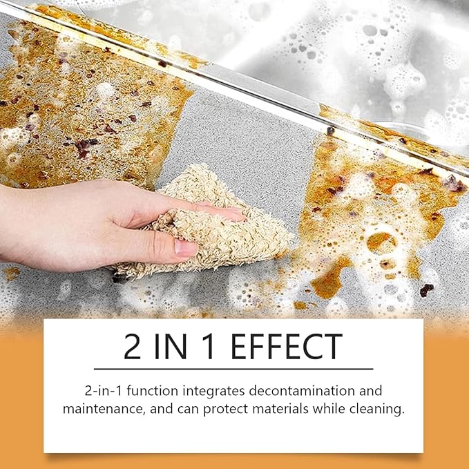 Powerful Kitchen Grease Cleaner, Powerful Clean Kitchen Oil Stains Spray, Heavy Duty Degreaser Cleaner Spray, All Purpose Heavy Oil Cleaning Agent, Kitchen Foam Cleaner Stubborn Stains Cleaner (1)