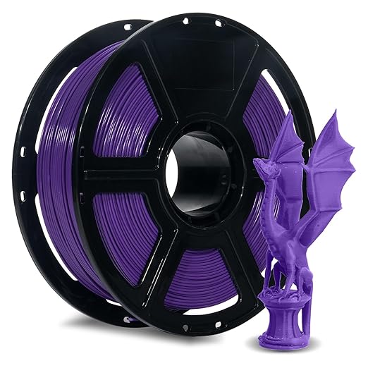 FLASHFORGE Rapid PLA Filament 1.75mm Purple, 500mm/s High Speed Printing, 3D Printer Filament 1kg Spool, Dimensional Accuracy +/- 0.02mm, Enjoy Exceptional Print Quality