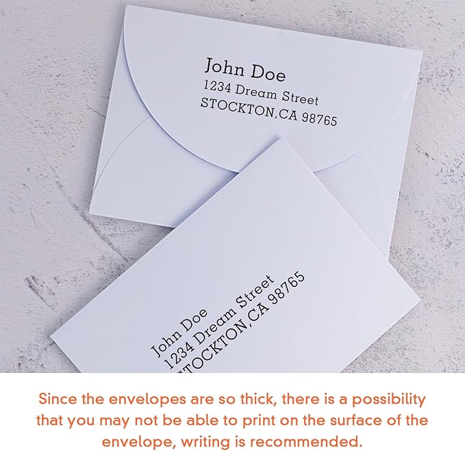 5x7 Invitation Envelopes 50 Pack Envelopes for 5x7 Cards White A7 Envelopes for Wedding Invitation,Blank Cards,Greeting Cards,Thank You Cards