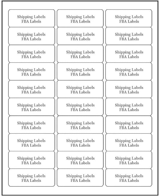 Address Labels for Inkjet Printers 1" x 2-5/8", Pack of 6000 Labels