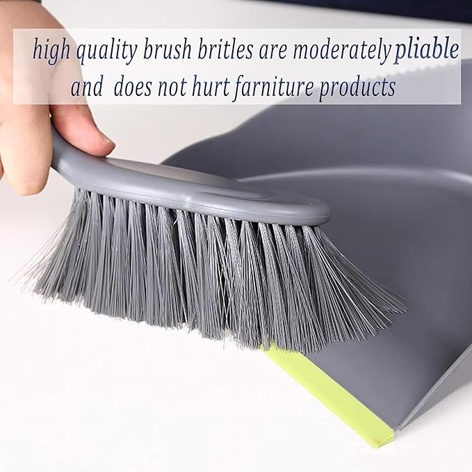 Dust pan Broom - Dust Pans with Brush,Hand Broom and Dustpan Set,Dustpan and Brush Set,Handheld Dustpan are Used to Clean Kitchens, Floors, Tables, Animal Cages.