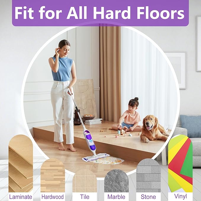 20 Count Disposable for Swiffer Power Mop Pads & Power Mop Refills for Power Mop Multi-Surface Mop, Power Mop Pads for PowerMop Wood Mop, Compatible with Power Mop Refills Liquid for Floor Cleaning
