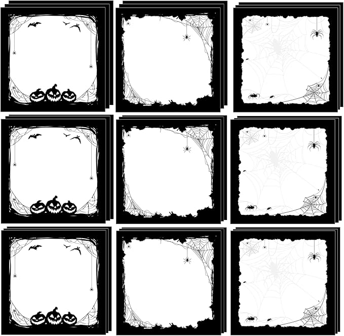 18 Pieces Halloween Sticky Note Halloween Note Pads 900 Pieces of Self Adhesive Removable Memo Pads, 50 Sheets Each for Halloween School Office Home Students Teacher Presents