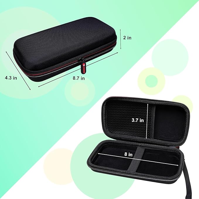 Calculator Case Compatible with Texas Instruments TI-84 Plus CE/TI-84 Plus/TI-Nspire CX II CAS/TI-Nspire CX II/TI-83 Plus/TI-89 Titanium/TI-85 / TI-86 Color Graphing Calculator by XANAD(Black)