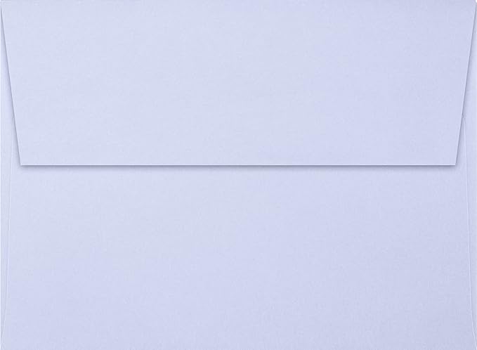 LUXPaper A7 Invitation Envelopes | Peel & Press | 5 1/4" x 7 1/4" | Lilac Purple | 80lb. Text | 500 Qty