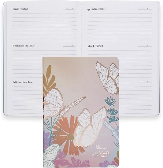 Erin Condren Gratitude Journal Petite Planner, Slim, Portable Gratitude Notebook, Easy-to-Use Journal with Gratitude Prompts and Self-Care Tracking