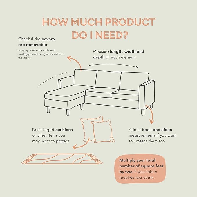 protectME Fabric Protector Spray Bundle - 25.4 oz + 84.5 oz - Non Toxic, Odorless Upholstery & Fabric Stain Guard for Couch, Carpet, Shoes, Sofa, Furniture - Water-Based & Long-Lasting Protection