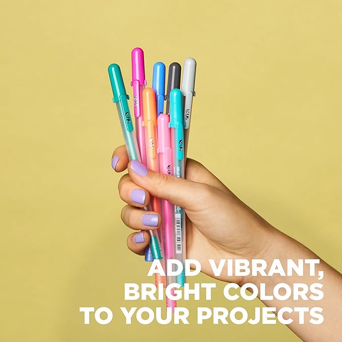 SAKURA Gelly Roll Moonlight Size 10 Gel Pens - Bold Point Ink Pen for Journaling, Art, or Drawing - Assorted Colored Ink - Bold Line - 25 Pack