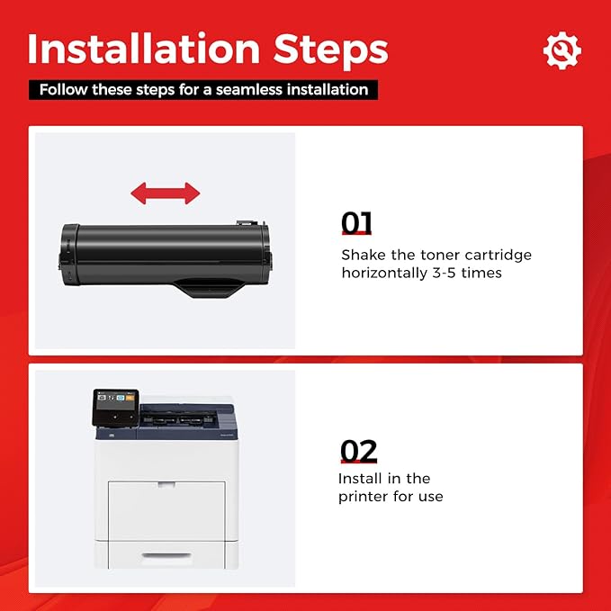 VersaLink B600 B610 Black High Capacity Toner Cartridge 2-Pack Replacement for Xerox 106R03940 106R03942 106R03944 Toner Compatible for Xerox VersaLink B600 B605 B610 B615 Laser Printer Ink All-in-One