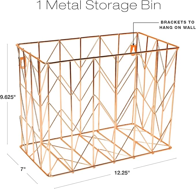 Global Printed Products Deluxe Designer Hanging File Folder Kit, Includes Metal Hanging Basket, 12 Hanging Folders, 24 File Folders, 1/3 Cut Tab, Assorted Positions, Letter Size (Watercolor Solid)