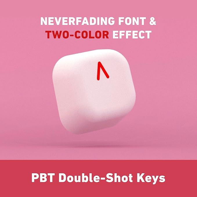 AZIO IZO Wireless Mechanical Calculator & Number Pad (Red/Gold) - Bluetooth 5.0 & USB, Gateron-Blue Mechanical Switch, 9 Backlight Modes, Rechargeable, PC & Mac Compatible, Baroque Rose (IN106)