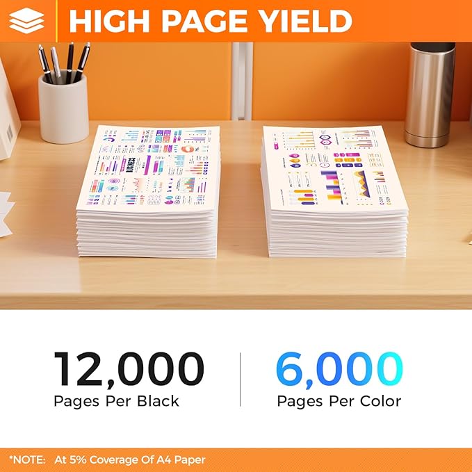 TK8117 TK-8117 Toner Cartridge 4Pack High Yield Replacement for TK-8117K TK-8117C TK-8117M TK-8117Y Compatible with Kyocera ECOSYS M8124cidn M8130cidn Multifunctional Printer Black Cyan Magenta Yellow