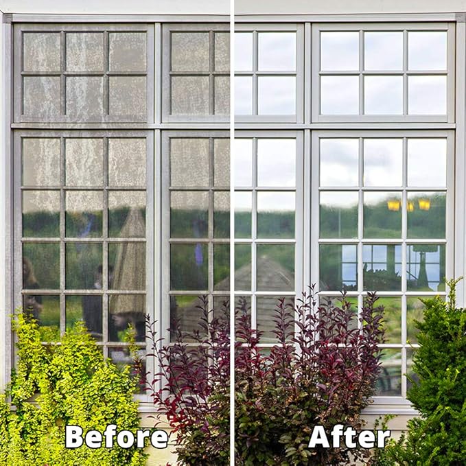 Rejuvenate Outdoor Window Spray and Rinse Cleaner with Hose End Adapter (2 x 32oz)
