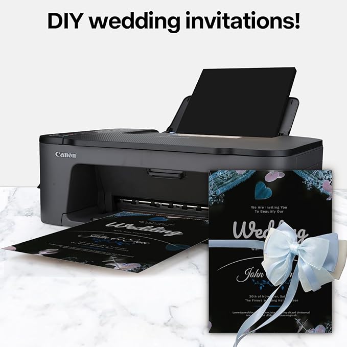 100 Pack Black Cardstock 5x7 Blank Card Thick Paper, Goefun 80lb Flat Card Stock Printer Paper for Halloween Cards, Invitations, Postcards, Photos, DIY